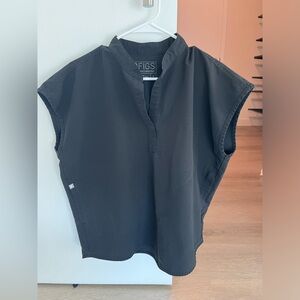 Women’s Black Figs Scrub Top